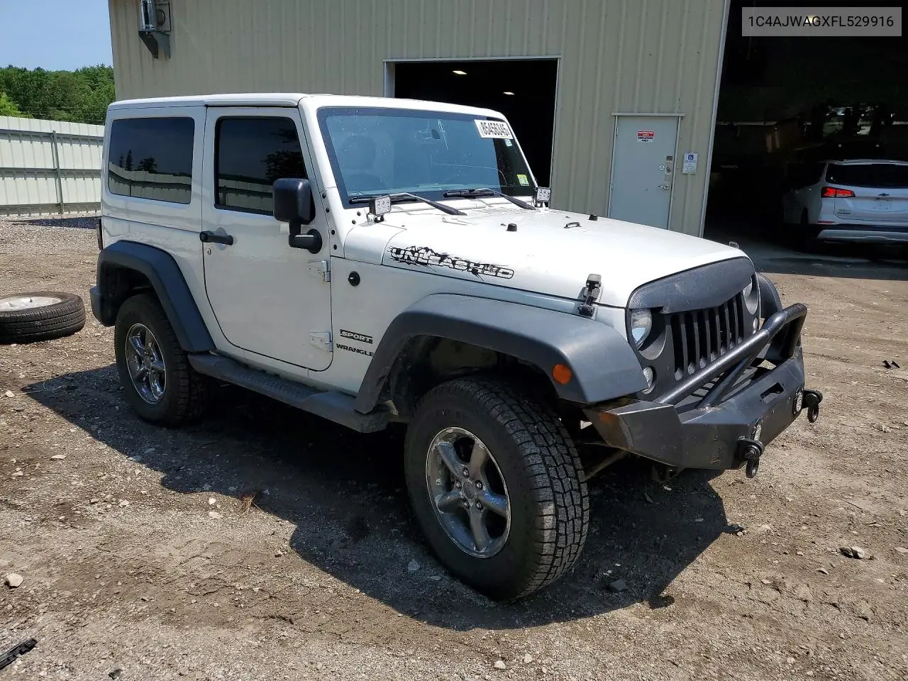 2015 Jeep Wrangler Sport VIN: 1C4AJWAGXFL529916 Lot: 85456345