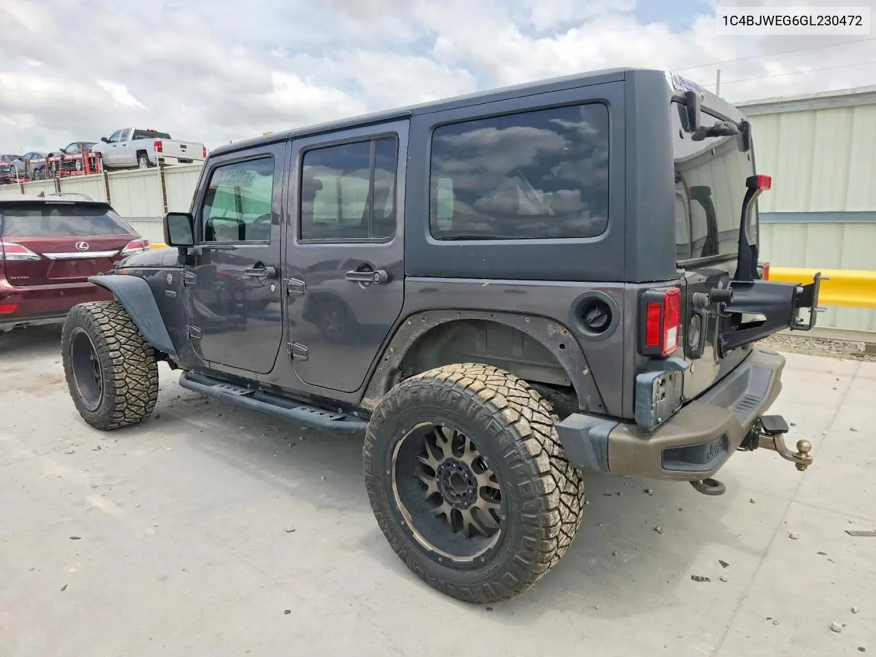 2016 Jeep Wrangler Unlimited Sahara VIN: 1C4BJWEG6GL230472 Lot: 57059816