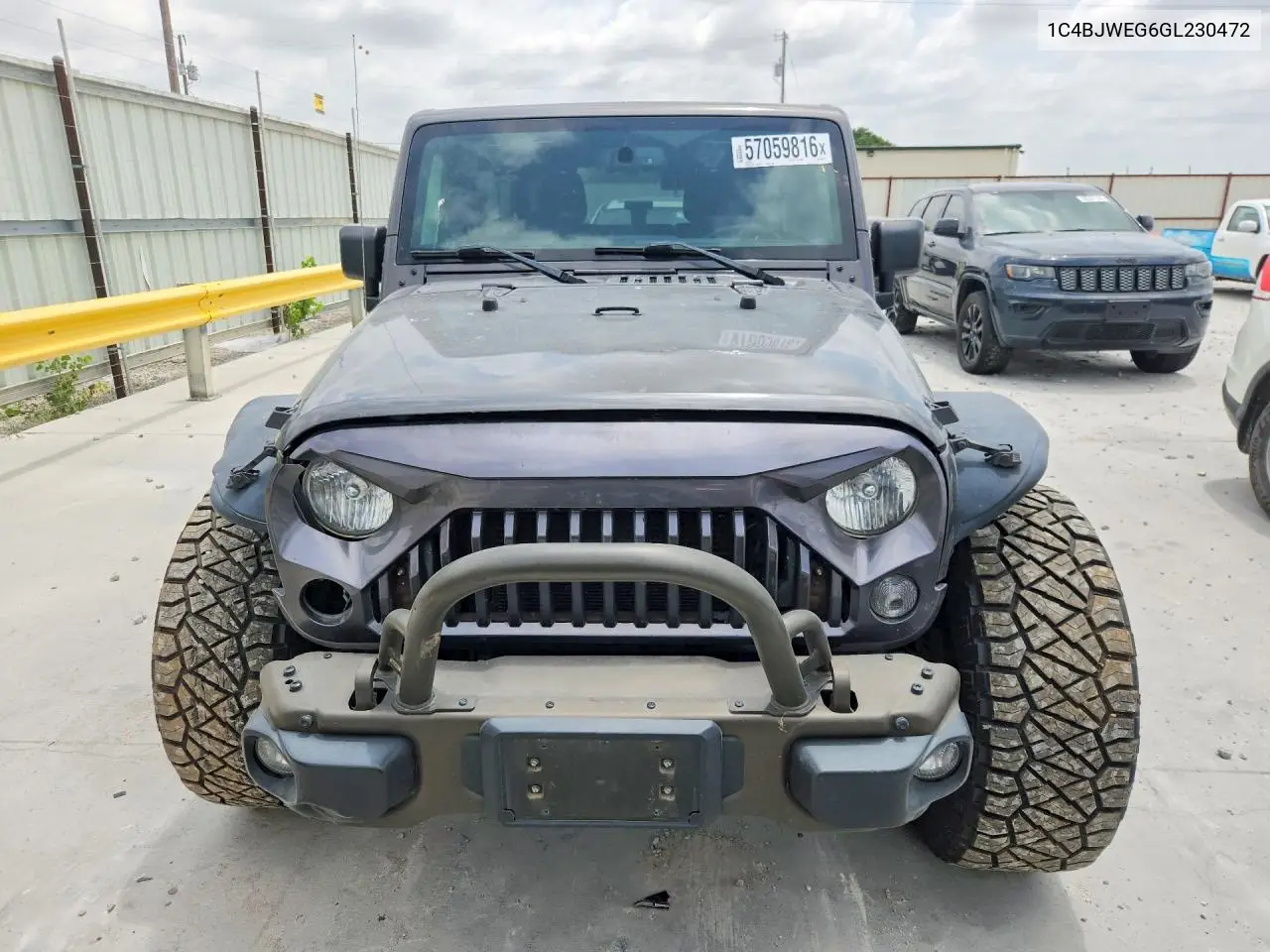 2016 Jeep Wrangler Unlimited Sahara VIN: 1C4BJWEG6GL230472 Lot: 57059816