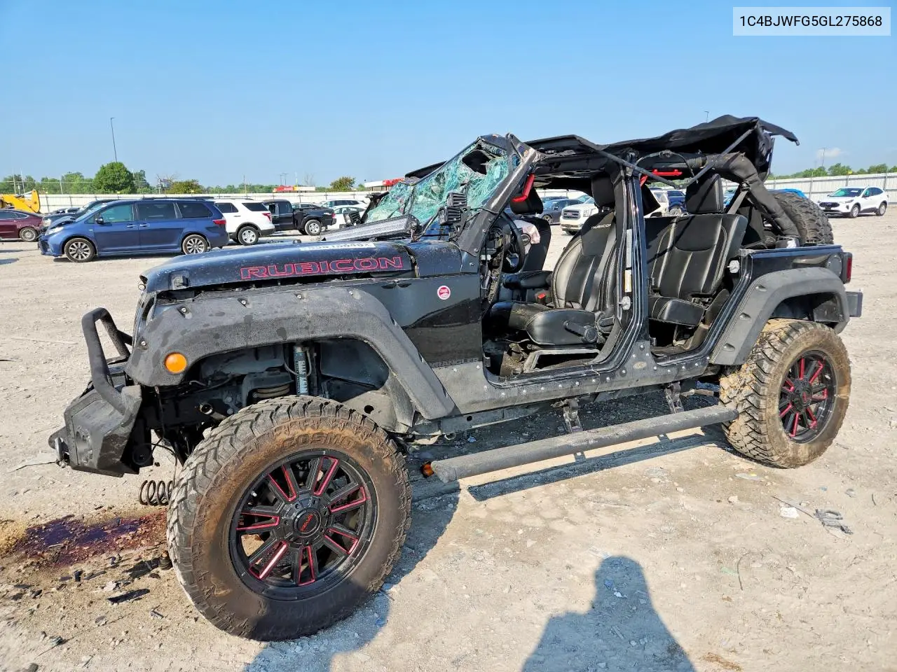 2016 Jeep Wrangler Unlimited Rubicon VIN: 1C4BJWFG5GL275868 Lot: 59815646