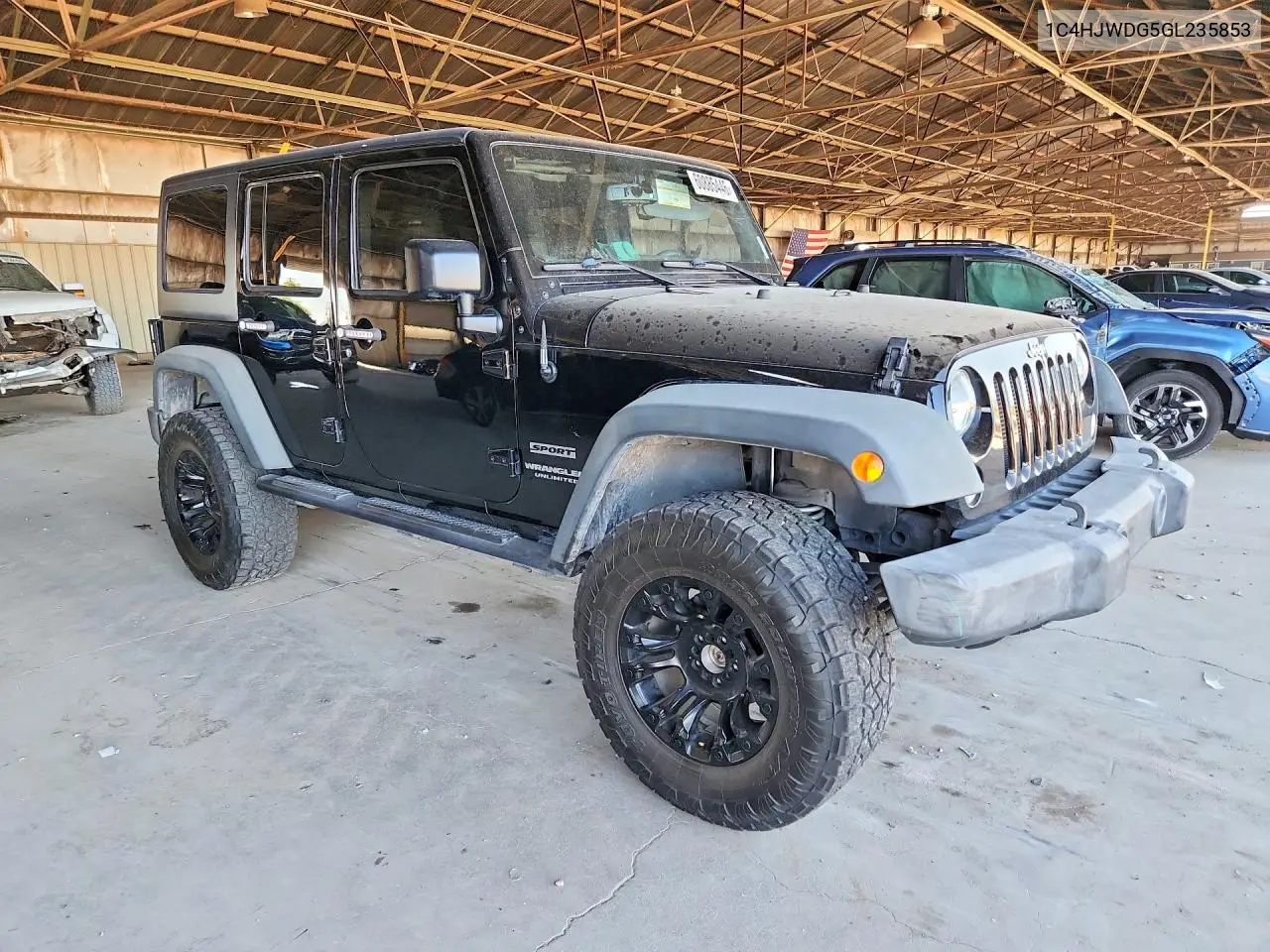 2016 Jeep Wrangler Unlimited Sport VIN: 1C4HJWDG5GL235853 Lot: 60885446