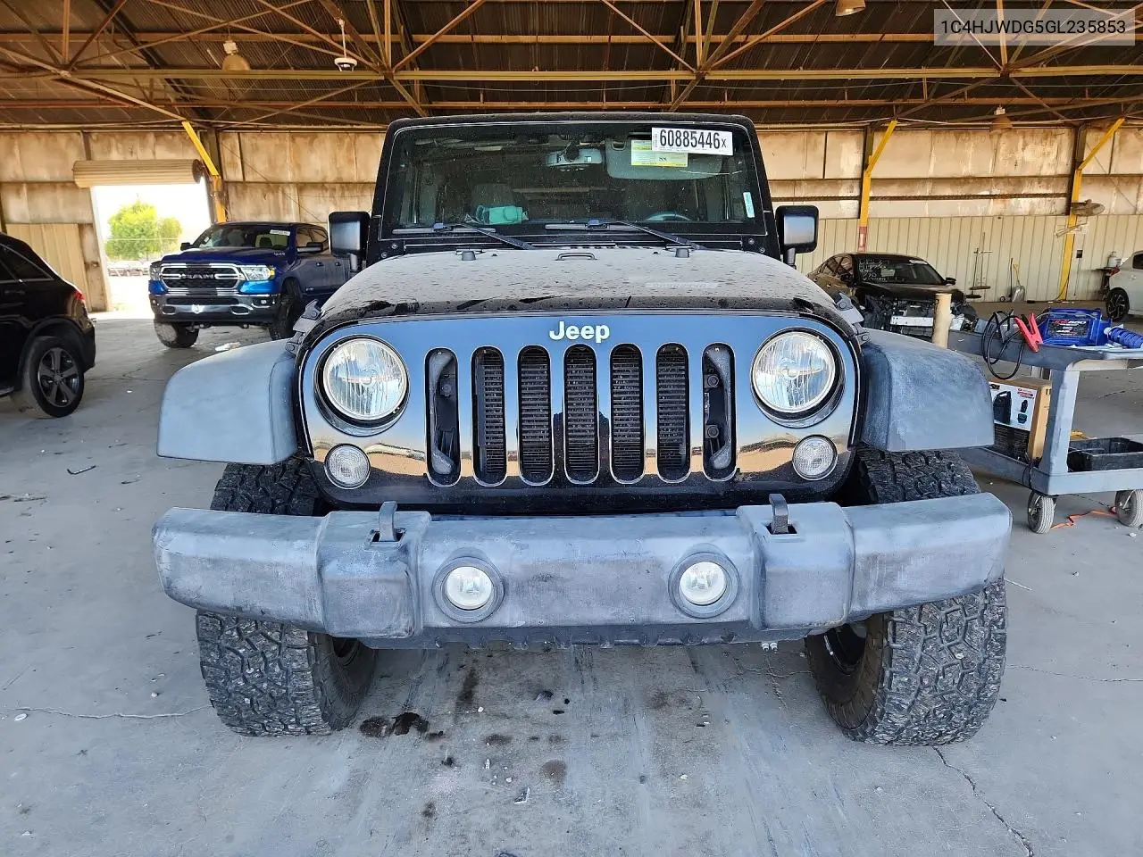 2016 Jeep Wrangler Unlimited Sport VIN: 1C4HJWDG5GL235853 Lot: 60885446