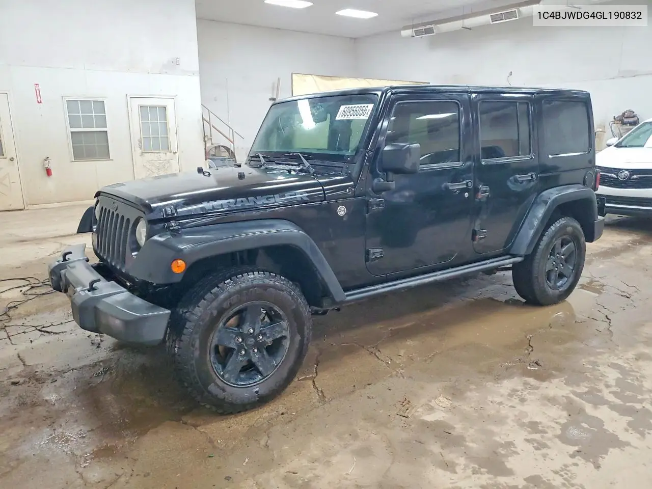 2016 Jeep Wrangler Unlimited Sport VIN: 1C4BJWDG4GL190832 Lot: 60956056