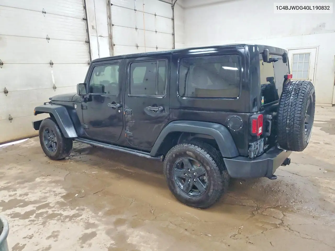 2016 Jeep Wrangler Unlimited Sport VIN: 1C4BJWDG4GL190832 Lot: 60956056