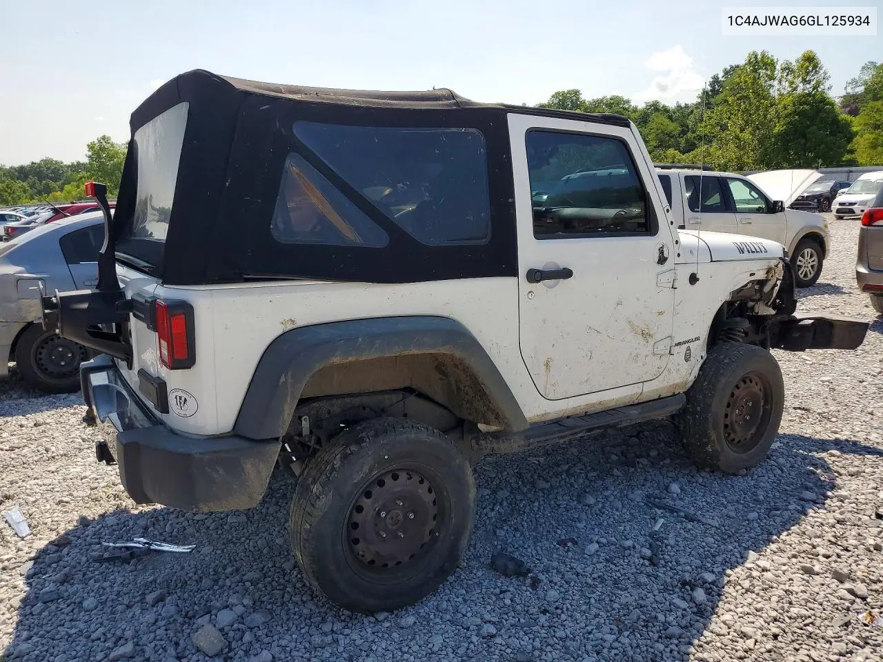 2016 Jeep Wrangler Sport VIN: 1C4AJWAG6GL125934 Lot: 61036596