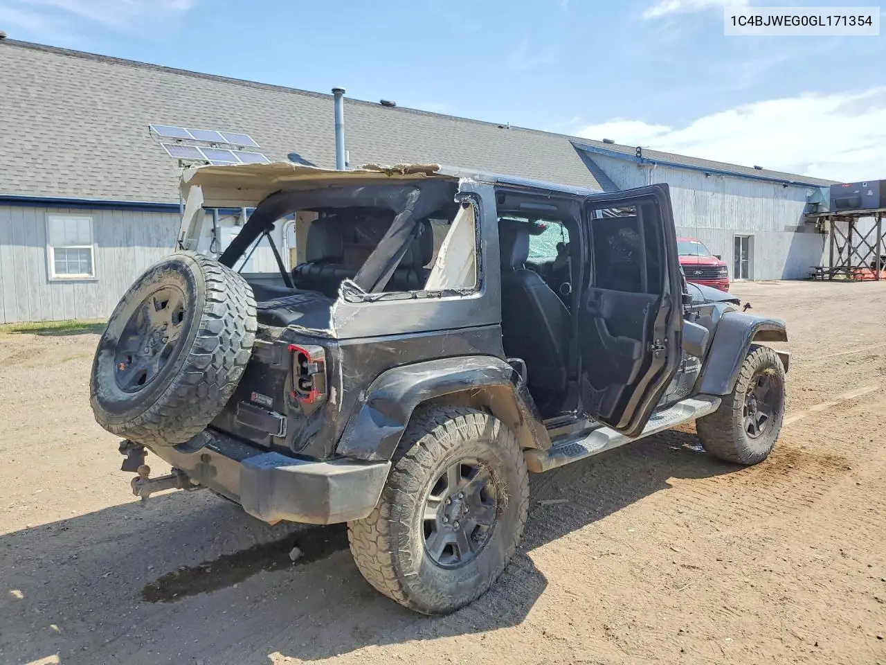2016 Jeep Wrangler Unlimited Sahara VIN: 1C4BJWEG0GL171354 Lot: 61139226