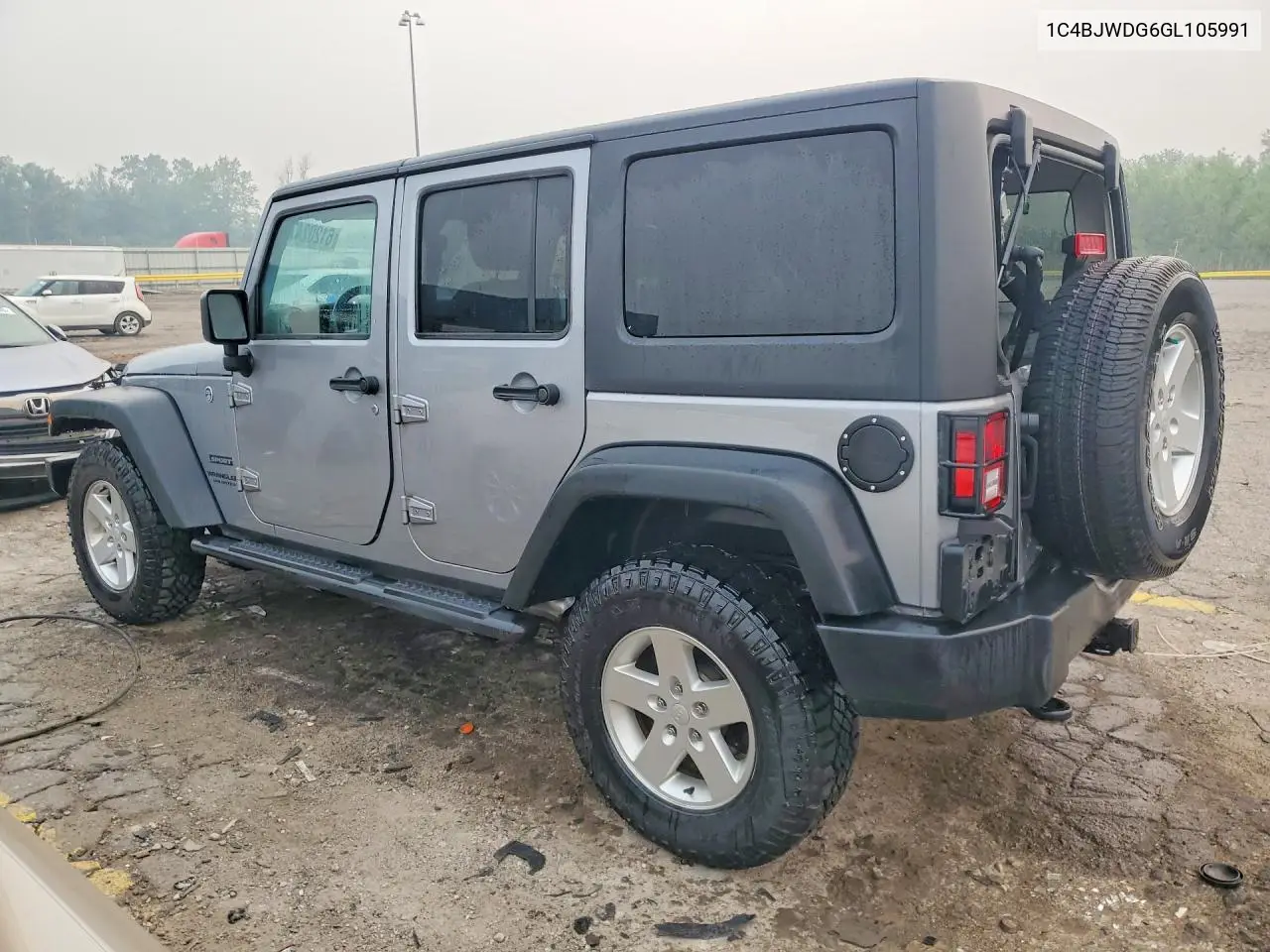 2016 Jeep Wrangler Unlimited Sport VIN: 1C4BJWDG6GL105991 Lot: 61202476