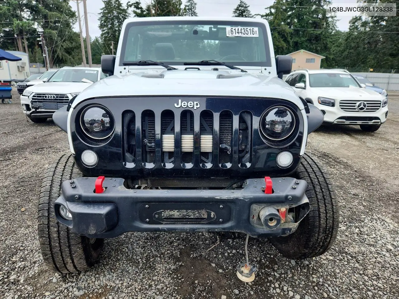 2016 Jeep Wrangler Rubicon VIN: 1C4BJWCG3GL128338 Lot: 61443516