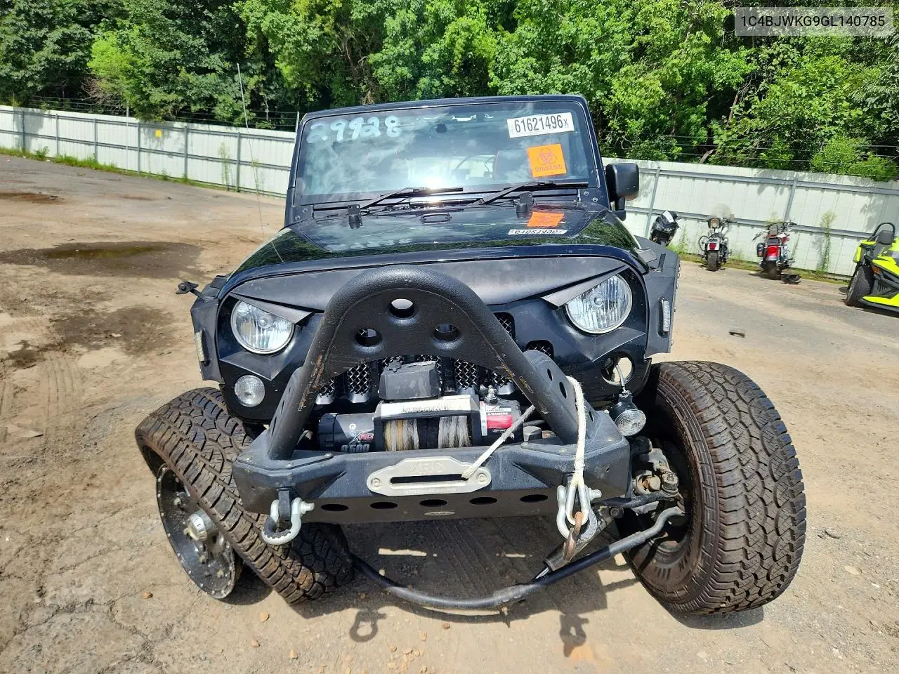 2016 Jeep Wrangler Unlimited Sport VIN: 1C4BJWKG9GL140785 Lot: 61621496
