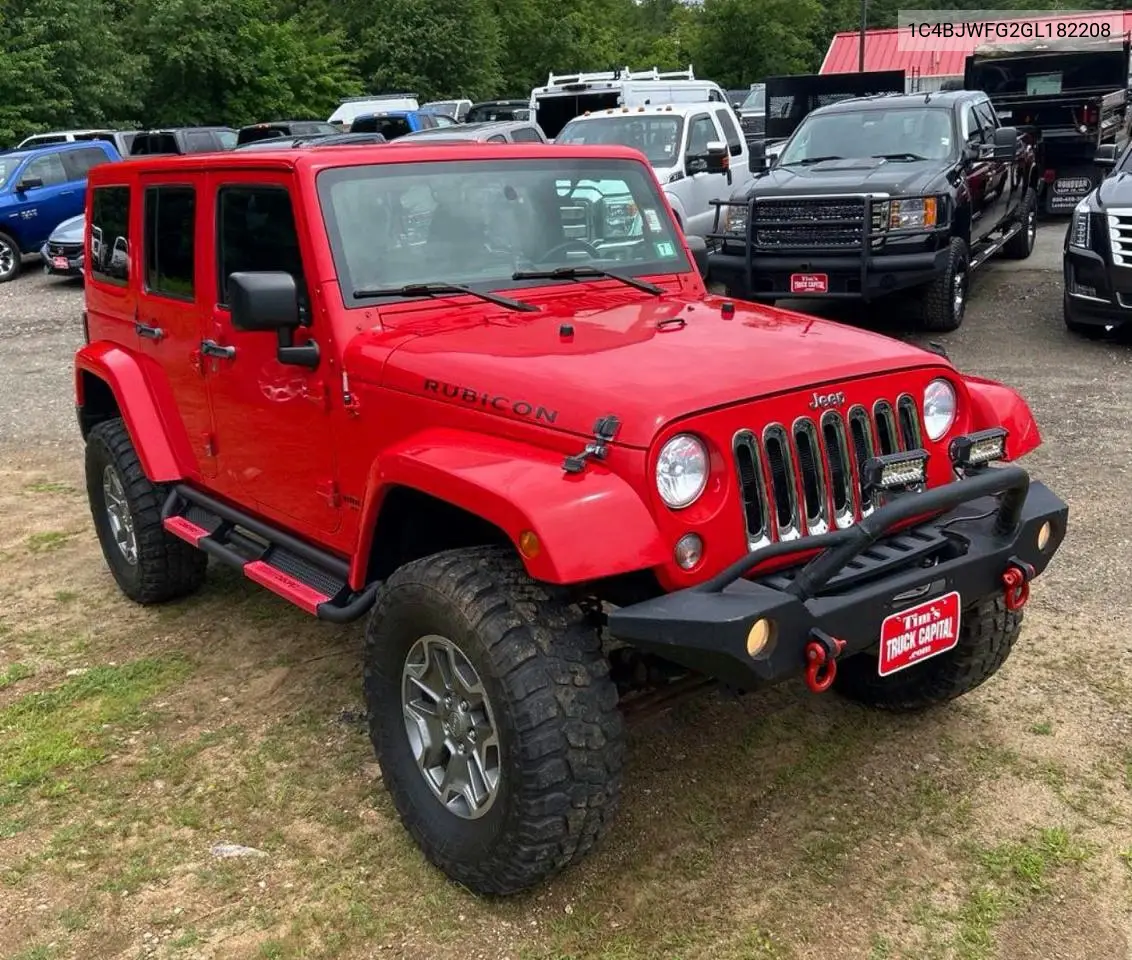 2016 Jeep Wrangler Unlimited Rubicon VIN: 1C4BJWFG2GL182208 Lot: 62201856