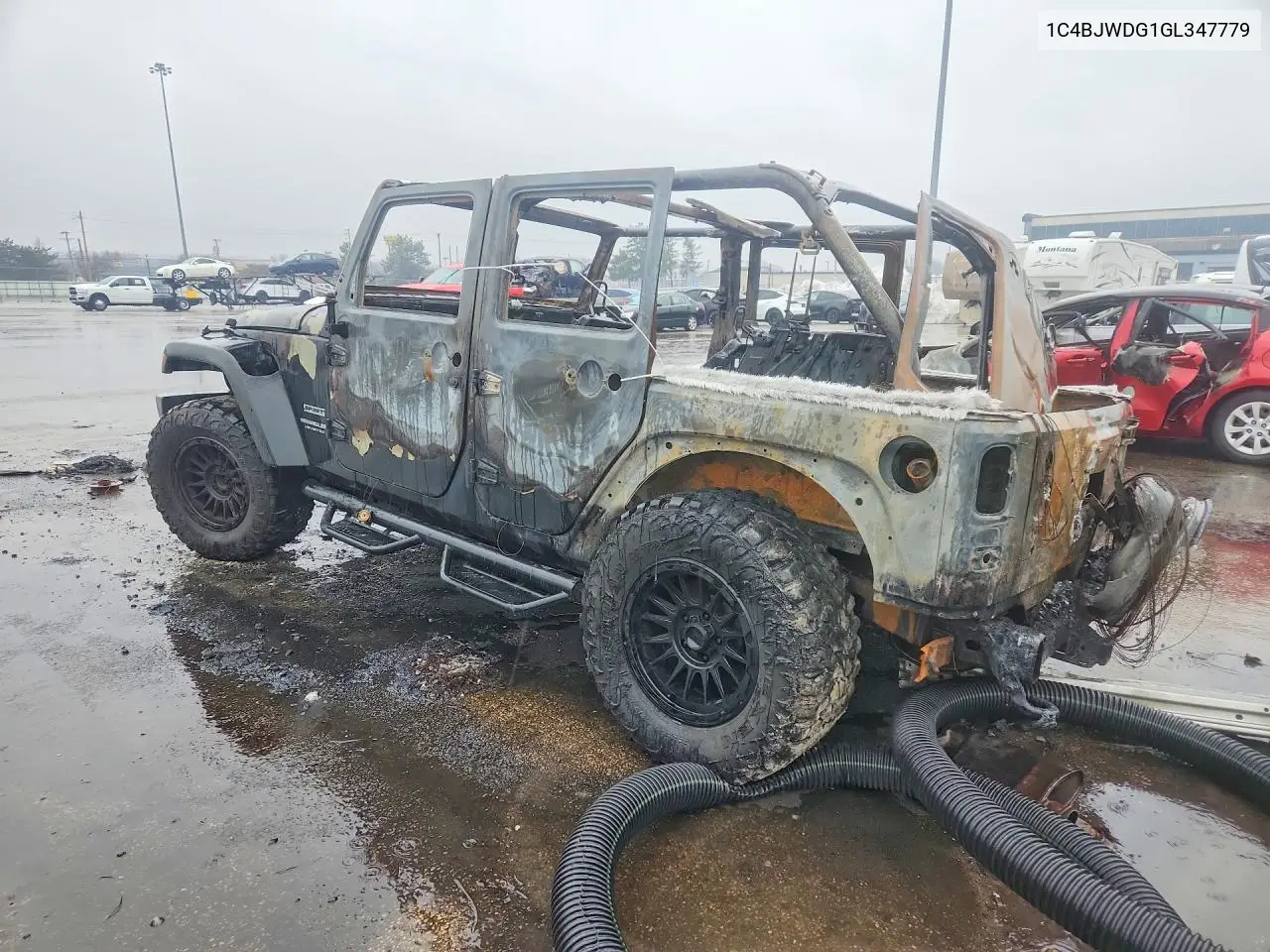 2016 Jeep Wrangler Unlimited Sport VIN: 1C4BJWDG1GL347779 Lot: 79366365