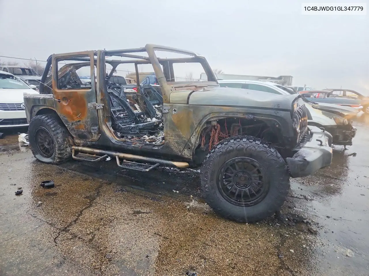 2016 Jeep Wrangler Unlimited Sport VIN: 1C4BJWDG1GL347779 Lot: 79366365