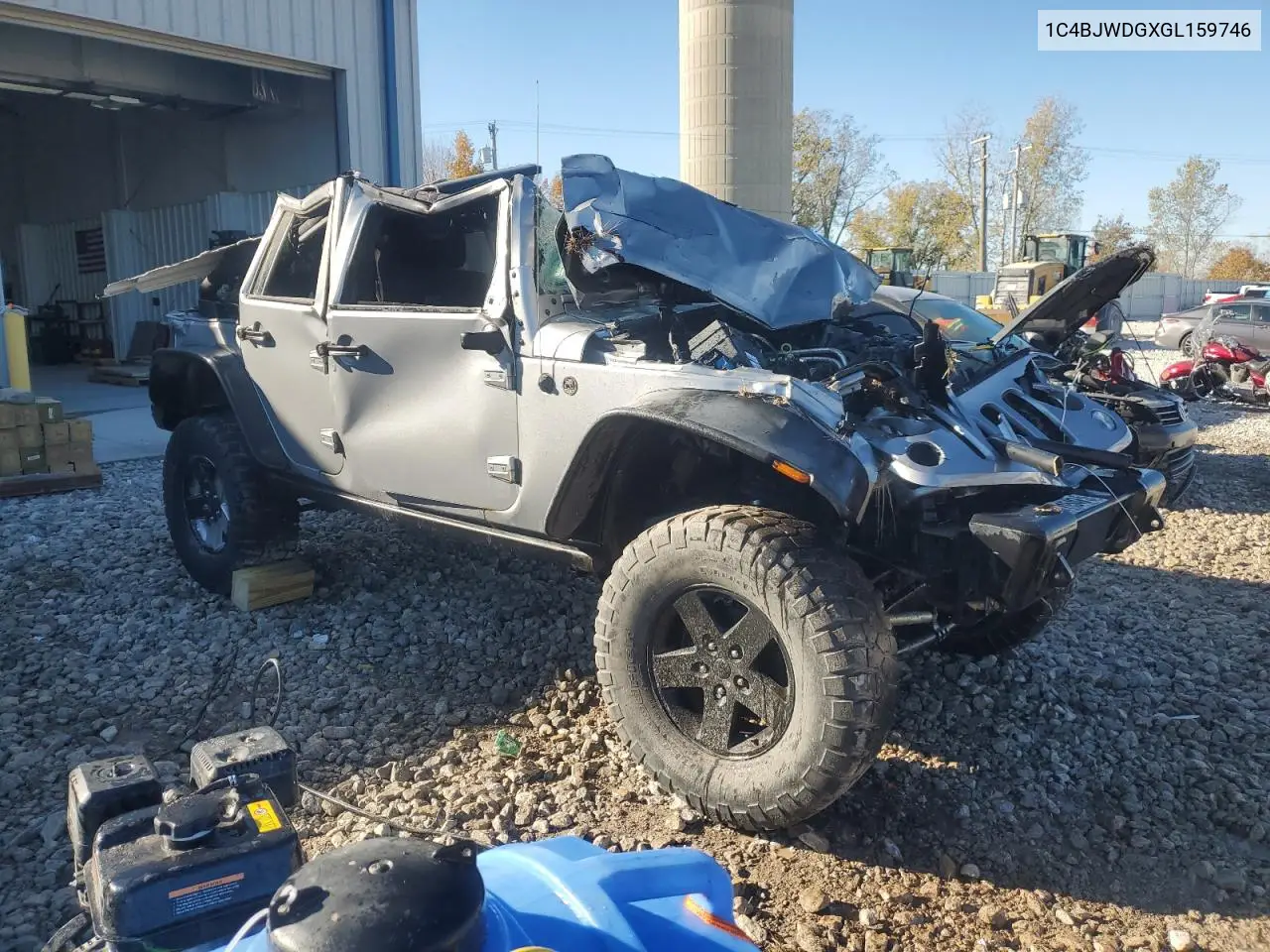 1C4BJWDGXGL159746 2016 Jeep Wrangler Unlimited Sport