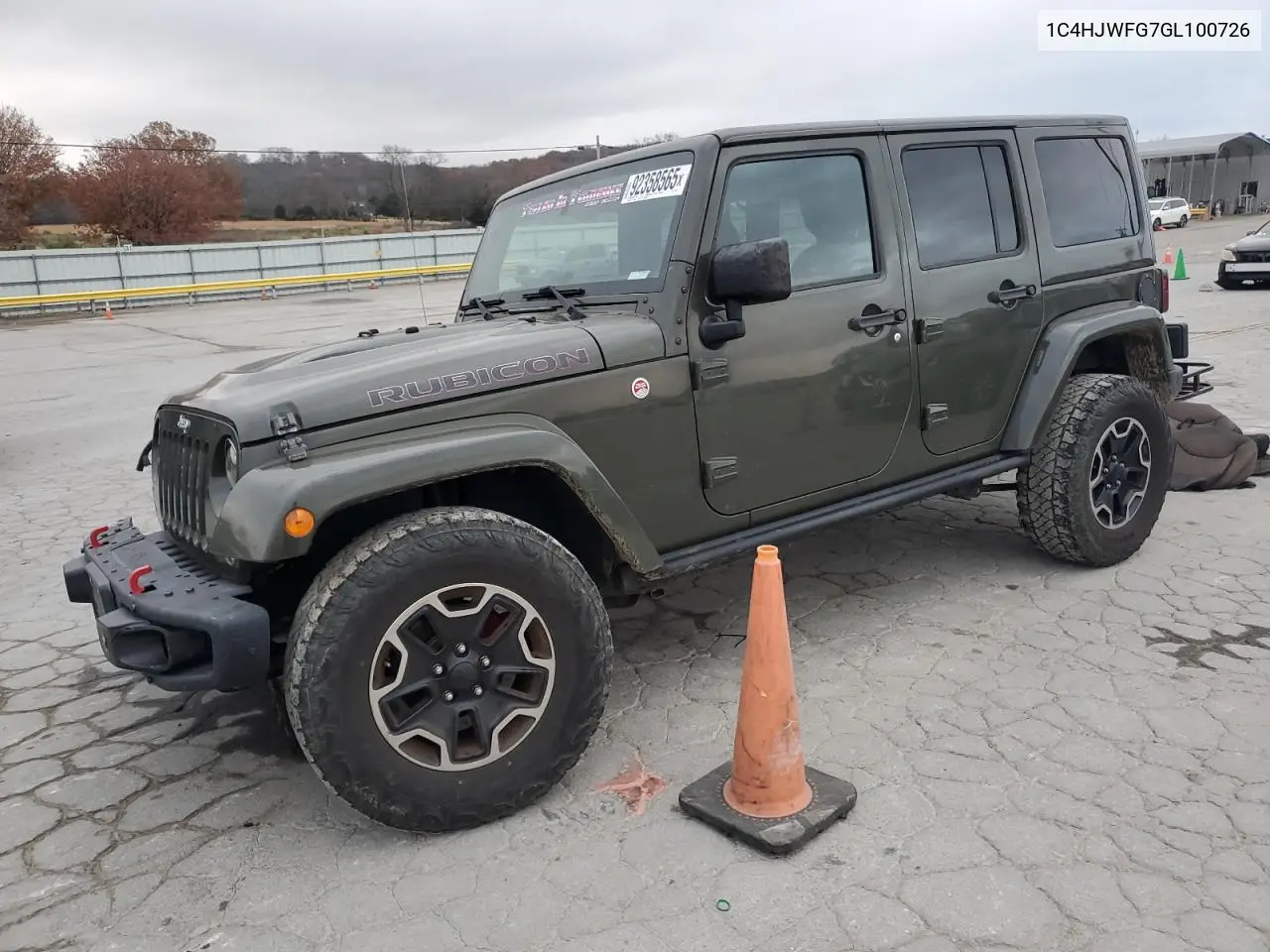 1C4HJWFG7GL100726 2016 Jeep Wrangler Unlimited Rubicon