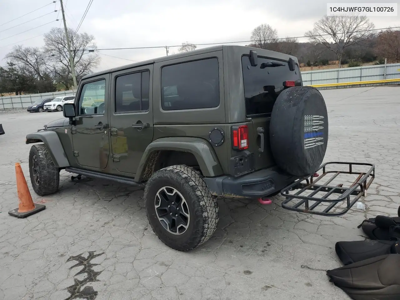 1C4HJWFG7GL100726 2016 Jeep Wrangler Unlimited Rubicon