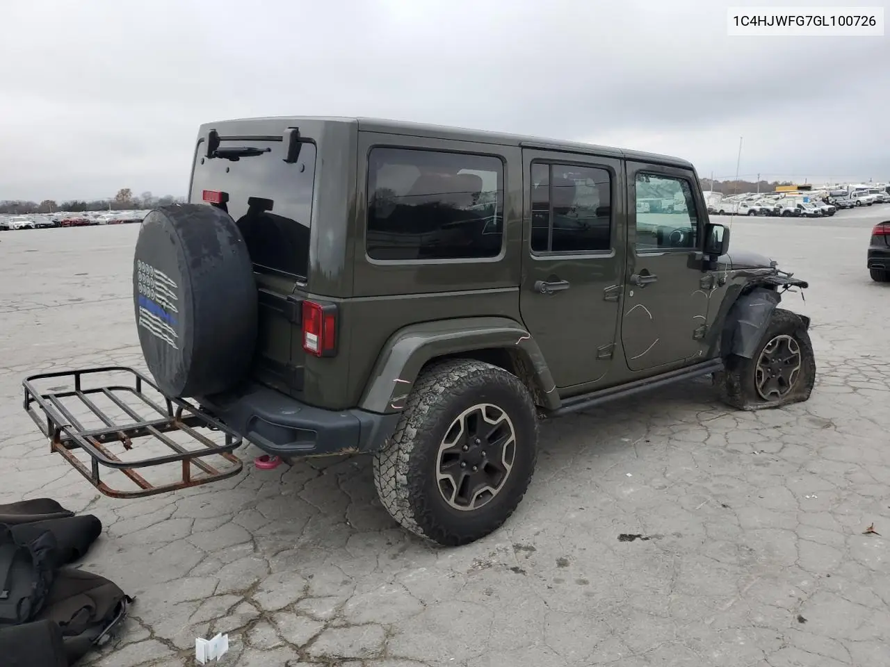 1C4HJWFG7GL100726 2016 Jeep Wrangler Unlimited Rubicon