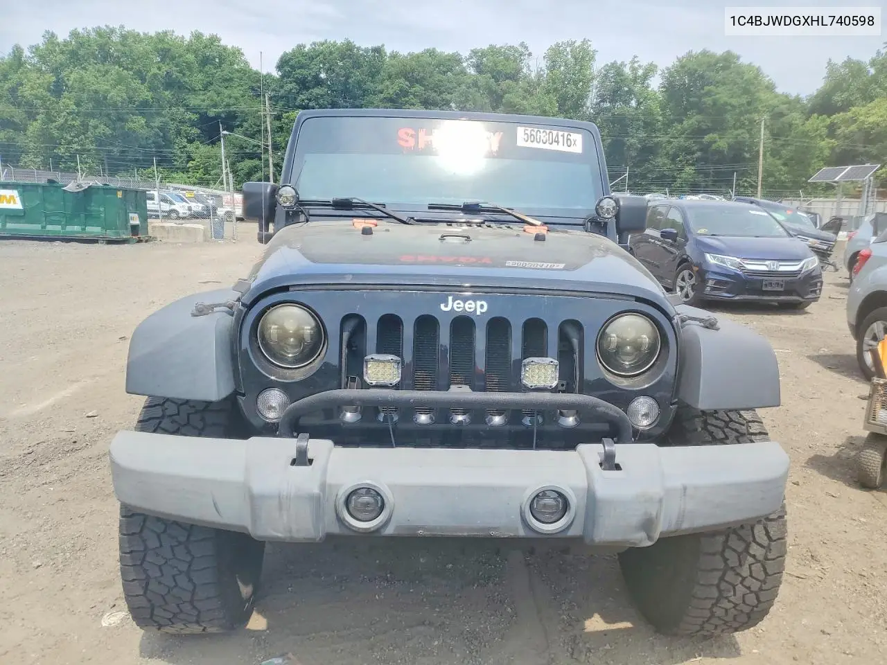 2017 Jeep Wrangler Unlimited Sport VIN: 1C4BJWDGXHL740598 Lot: 56030416