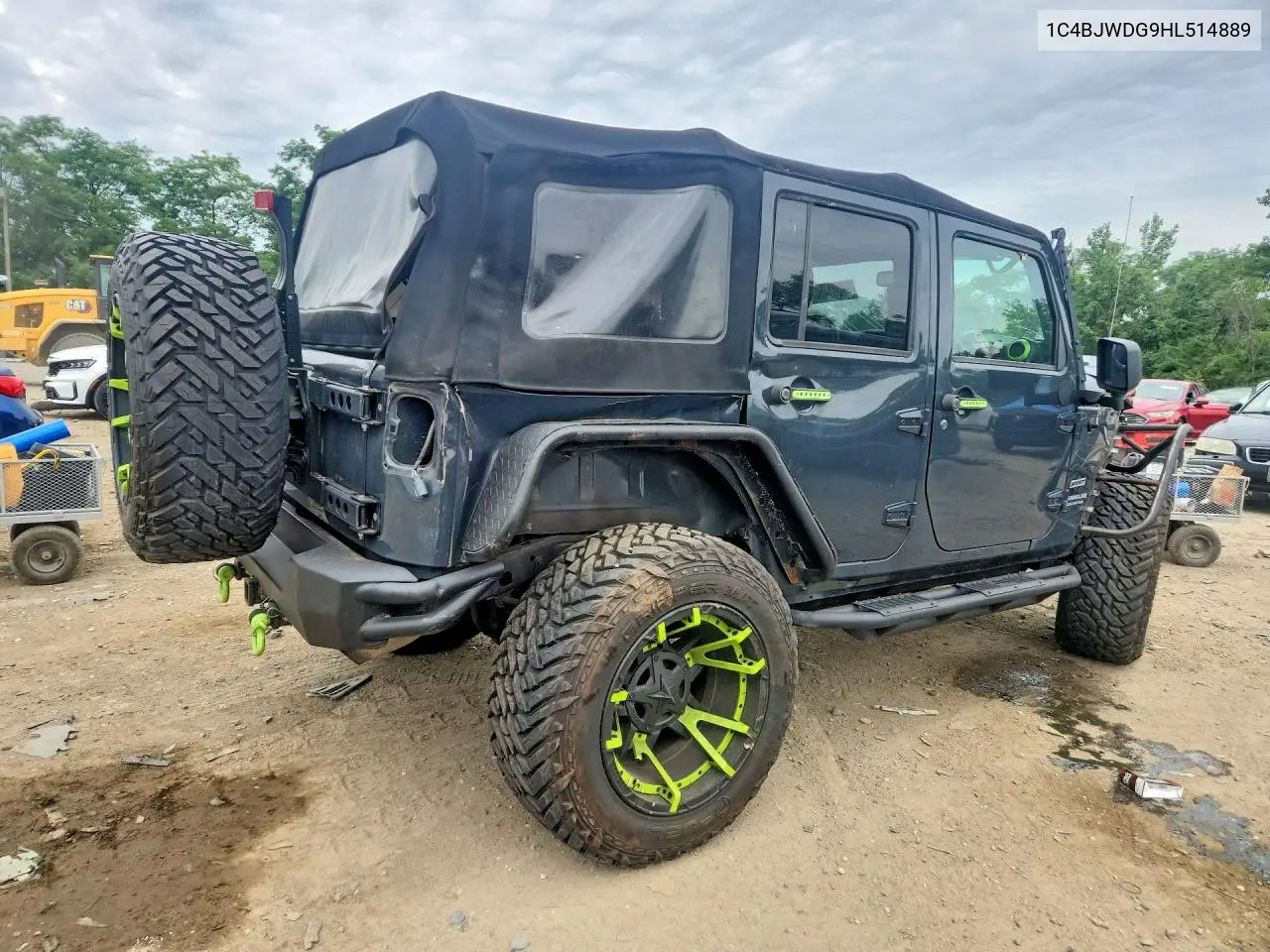 2017 Jeep Wrangler Unlimited Sport VIN: 1C4BJWDG9HL514889 Lot: 57081456