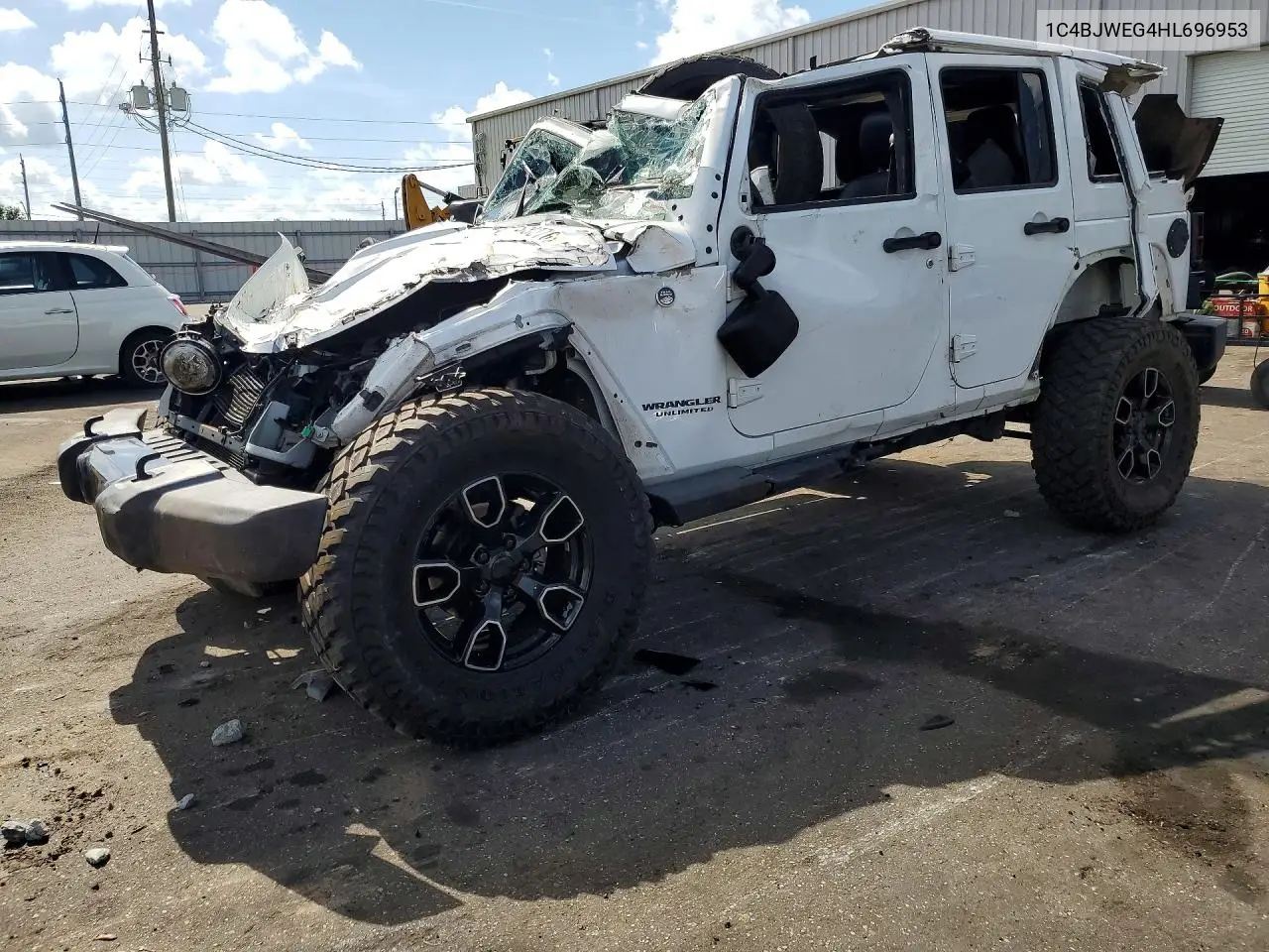 2017 Jeep Wrangler Unlimited Sahara VIN: 1C4BJWEG4HL696953 Lot: 59153076