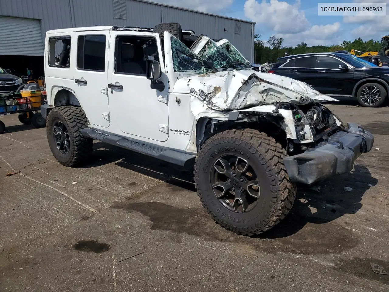 2017 Jeep Wrangler Unlimited Sahara VIN: 1C4BJWEG4HL696953 Lot: 59153076