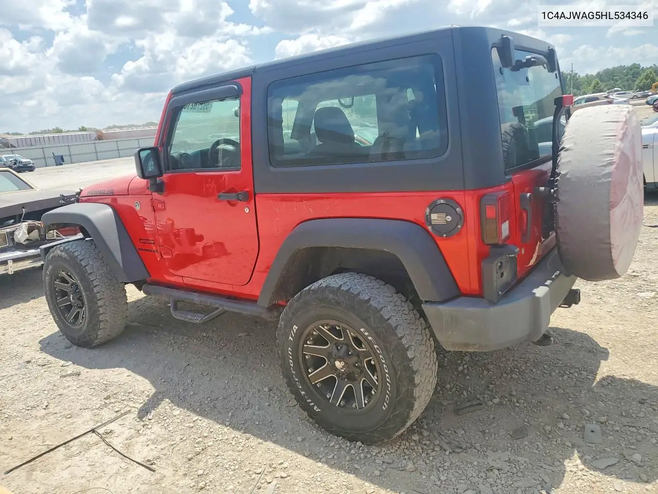 2017 Jeep Wrangler Sport VIN: 1C4AJWAG5HL534346 Lot: 59276216