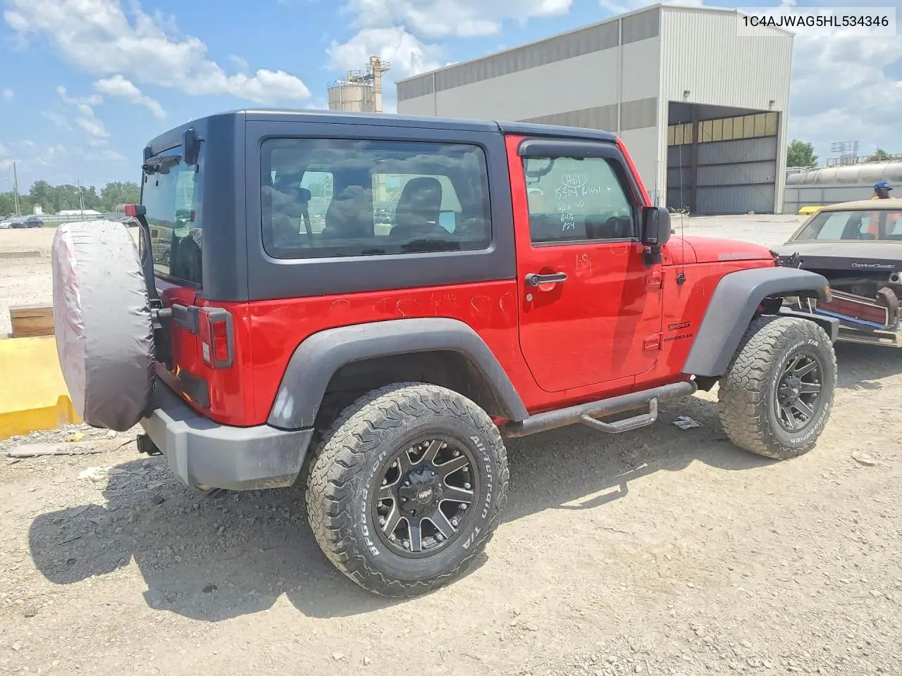 2017 Jeep Wrangler Sport VIN: 1C4AJWAG5HL534346 Lot: 59276216