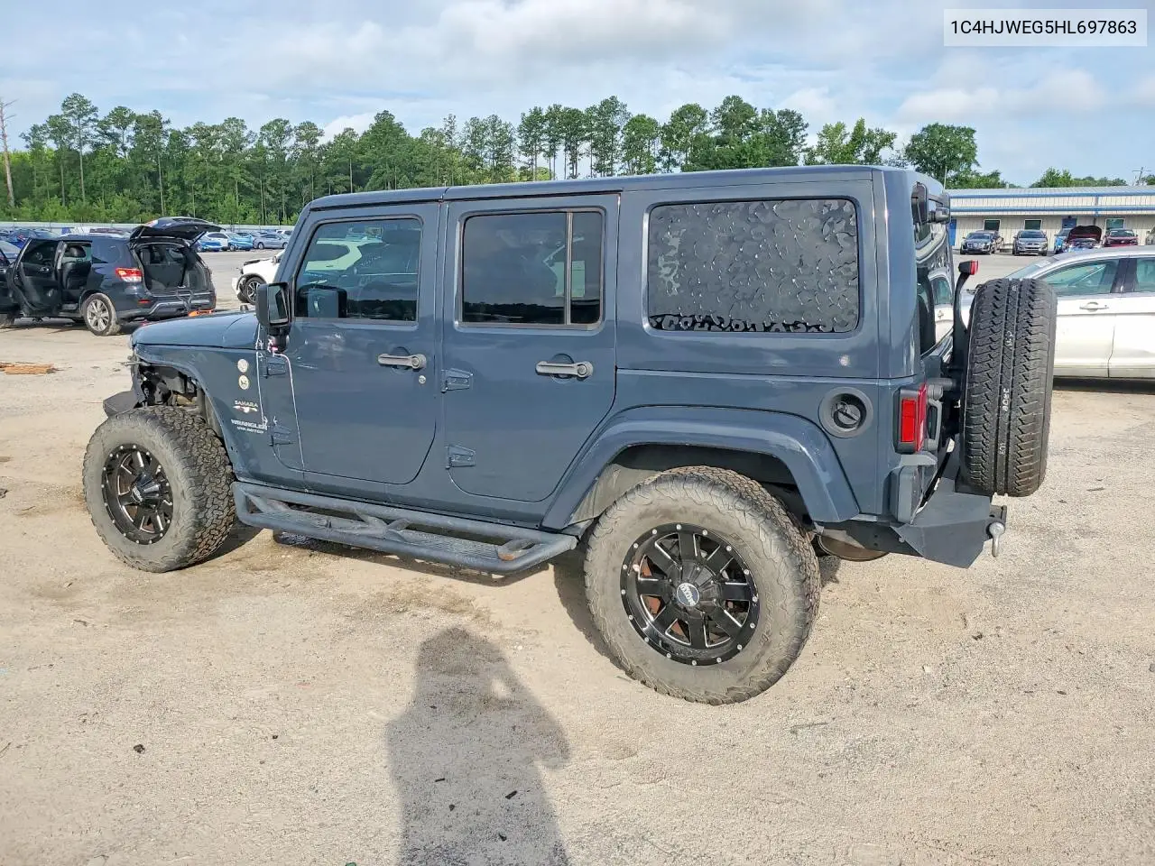 2017 Jeep Wrangler Unlimited Sahara VIN: 1C4HJWEG5HL697863 Lot: 60315426