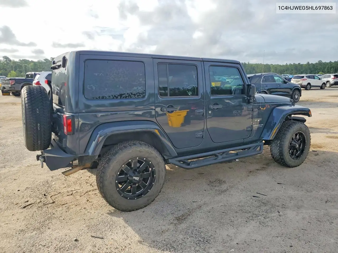 2017 Jeep Wrangler Unlimited Sahara VIN: 1C4HJWEG5HL697863 Lot: 60315426