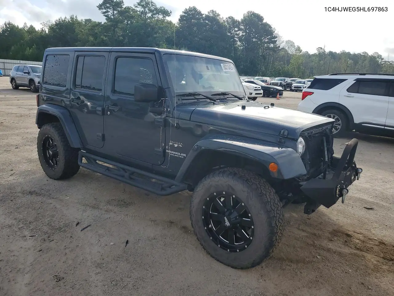 2017 Jeep Wrangler Unlimited Sahara VIN: 1C4HJWEG5HL697863 Lot: 60315426
