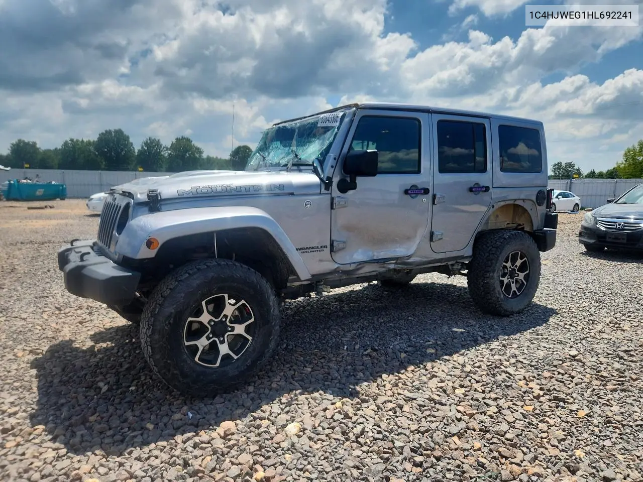 2017 Jeep Wrangler Unlimited Sahara VIN: 1C4HJWEG1HL692241 Lot: 60843306