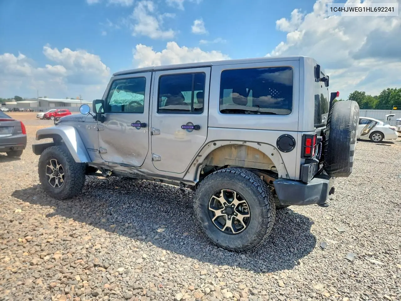 2017 Jeep Wrangler Unlimited Sahara VIN: 1C4HJWEG1HL692241 Lot: 60843306