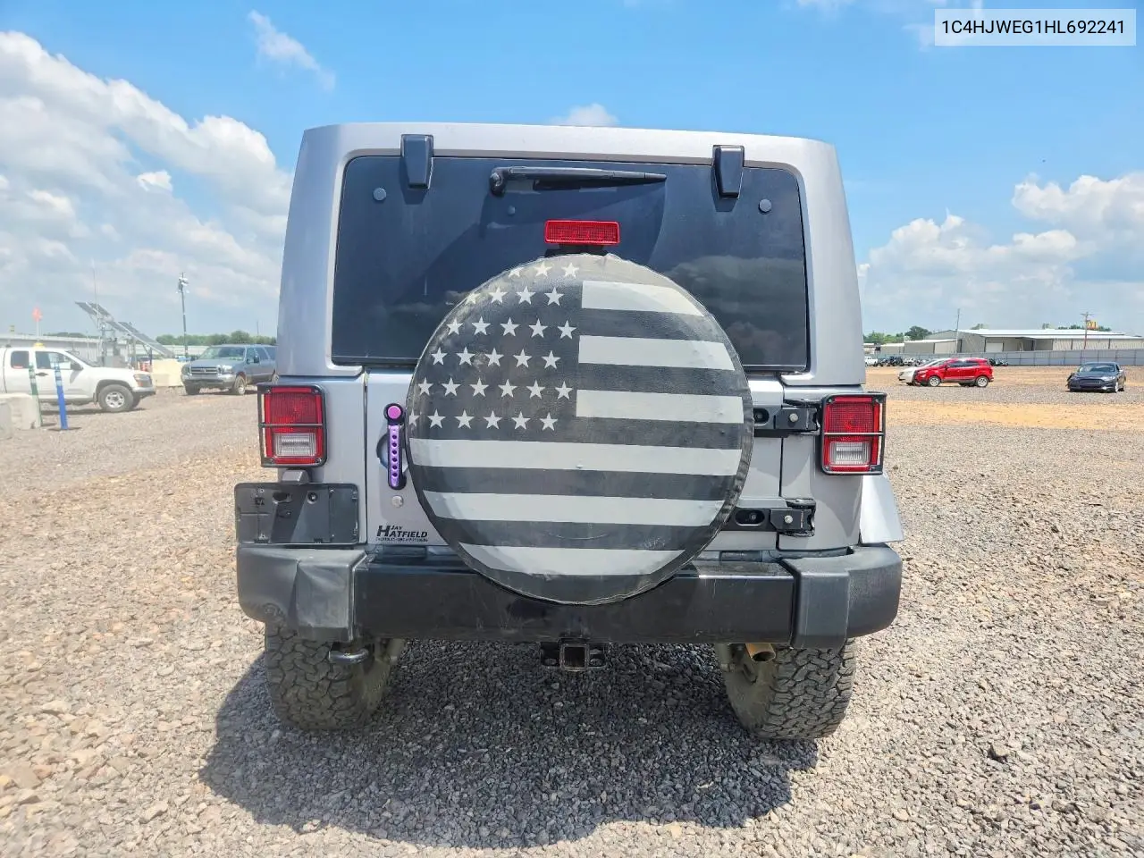 2017 Jeep Wrangler Unlimited Sahara VIN: 1C4HJWEG1HL692241 Lot: 60843306