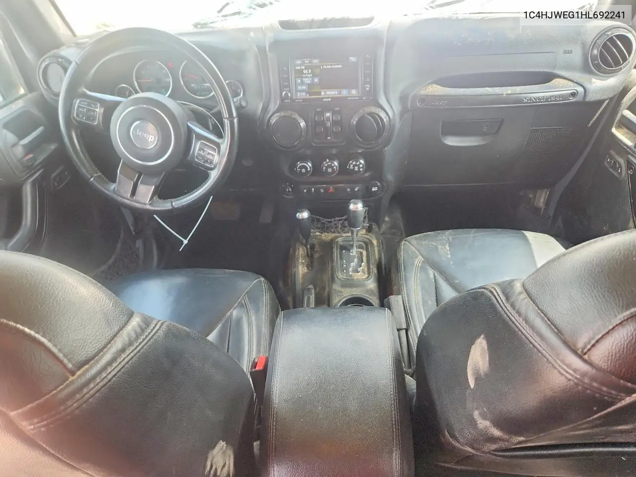 2017 Jeep Wrangler Unlimited Sahara VIN: 1C4HJWEG1HL692241 Lot: 60843306