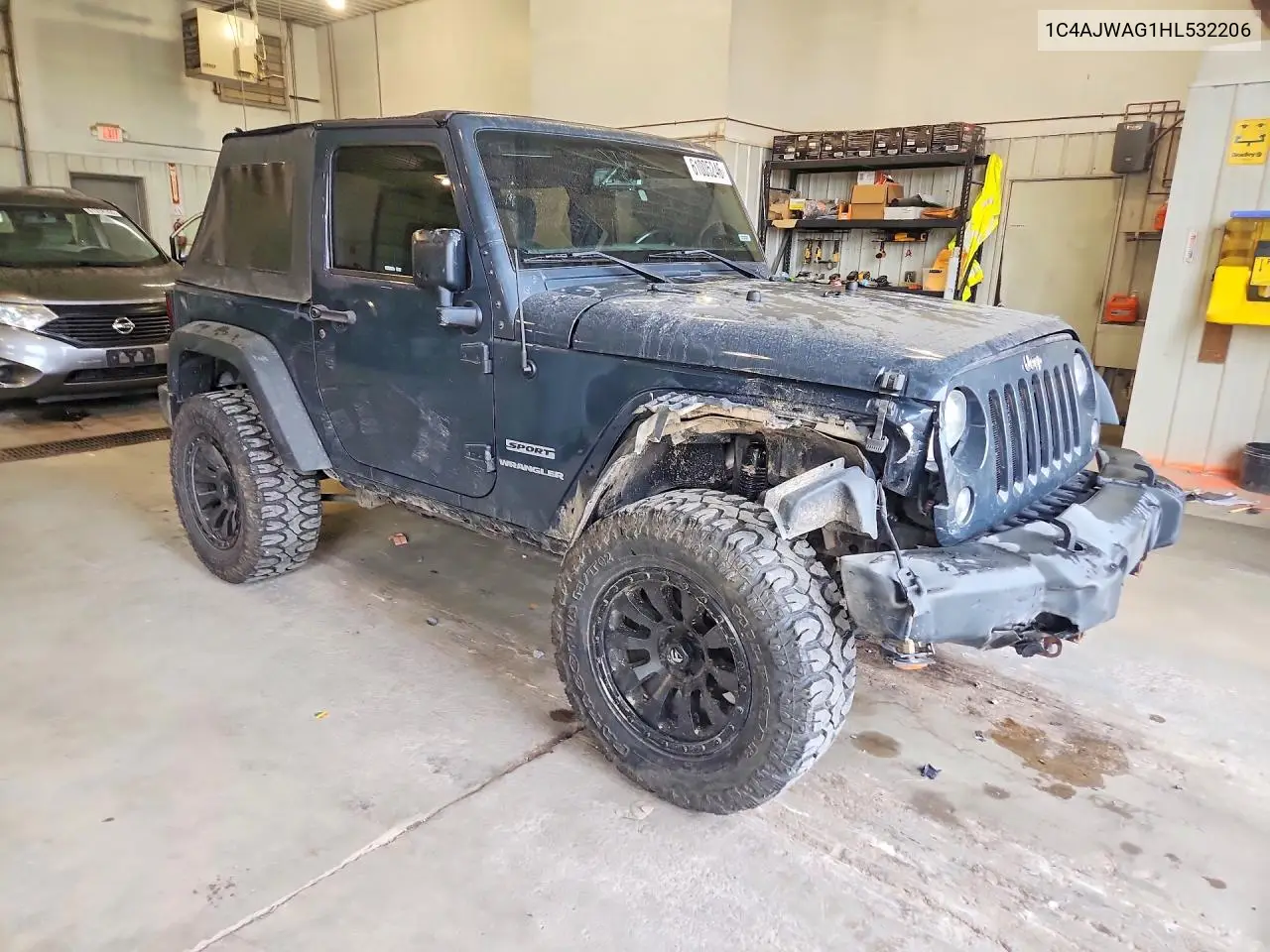 2017 Jeep Wrangler Sport VIN: 1C4AJWAG1HL532206 Lot: 61005246
