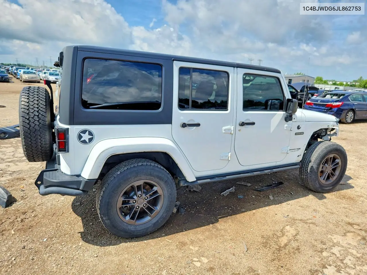 2018 Jeep Wrangler Unlimited Sport VIN: 1C4BJWDG6JL862753 Lot: 56036176