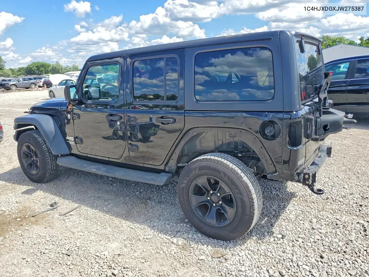 2018 Jeep Wrangler Unlimited Sport VIN: 1C4HJXDGXJW275387 Lot: 56122056