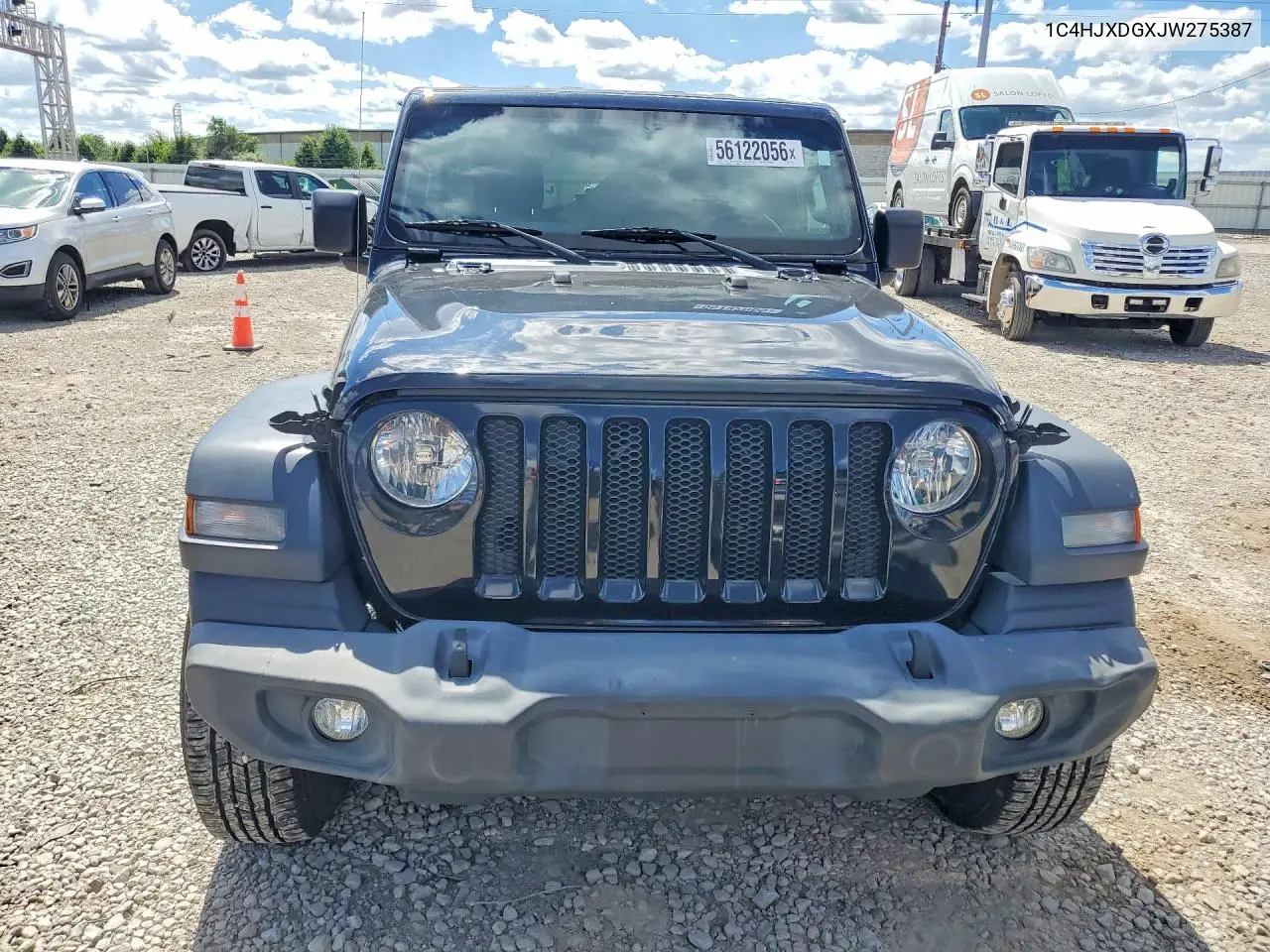 2018 Jeep Wrangler Unlimited Sport VIN: 1C4HJXDGXJW275387 Lot: 56122056