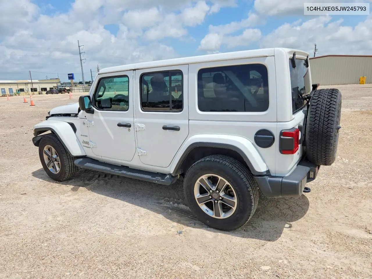 2018 Jeep Wrangler Unlimited Sahara VIN: 1C4HJXEG5JW245793 Lot: 56286116