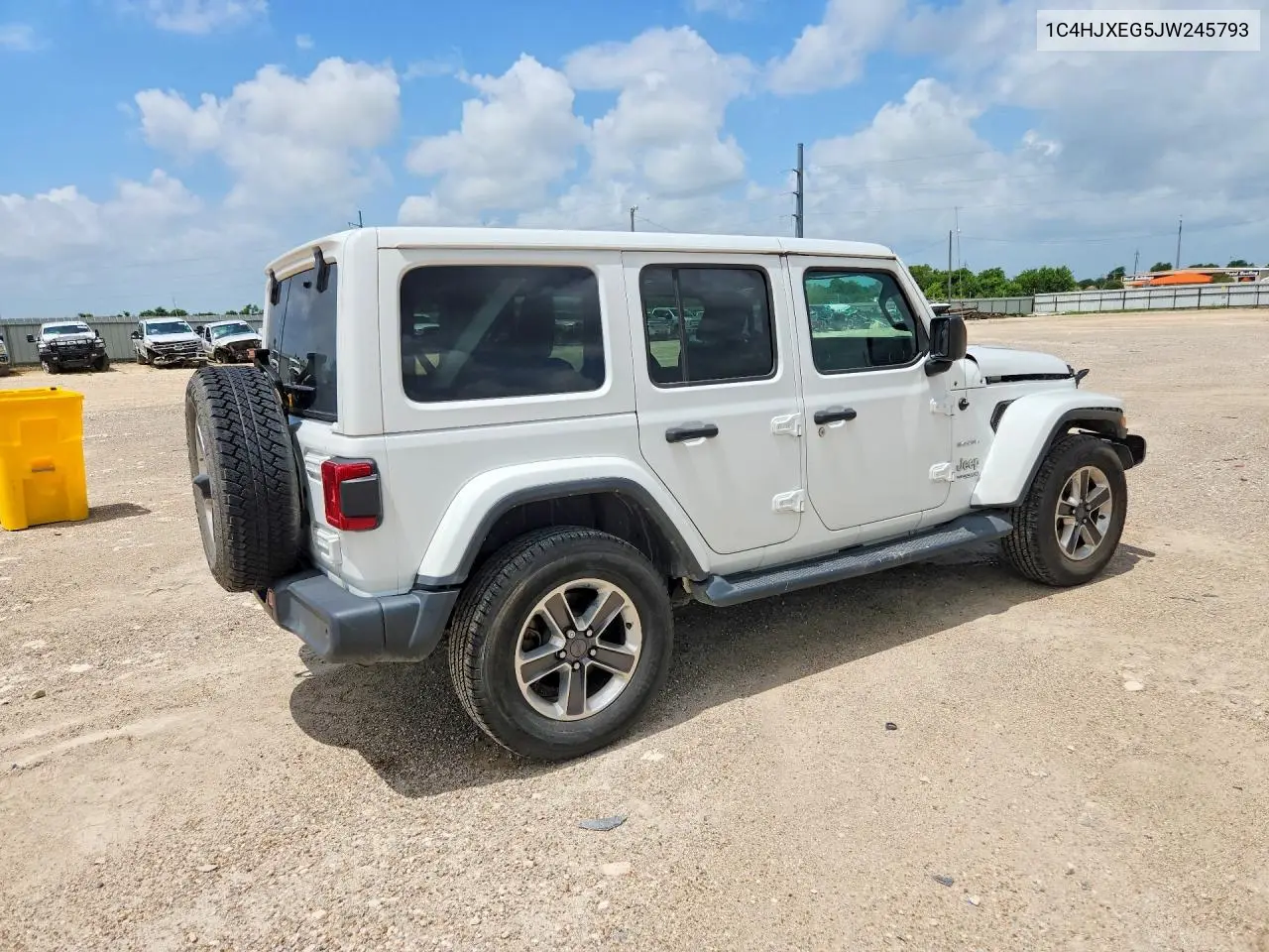 2018 Jeep Wrangler Unlimited Sahara VIN: 1C4HJXEG5JW245793 Lot: 56286116