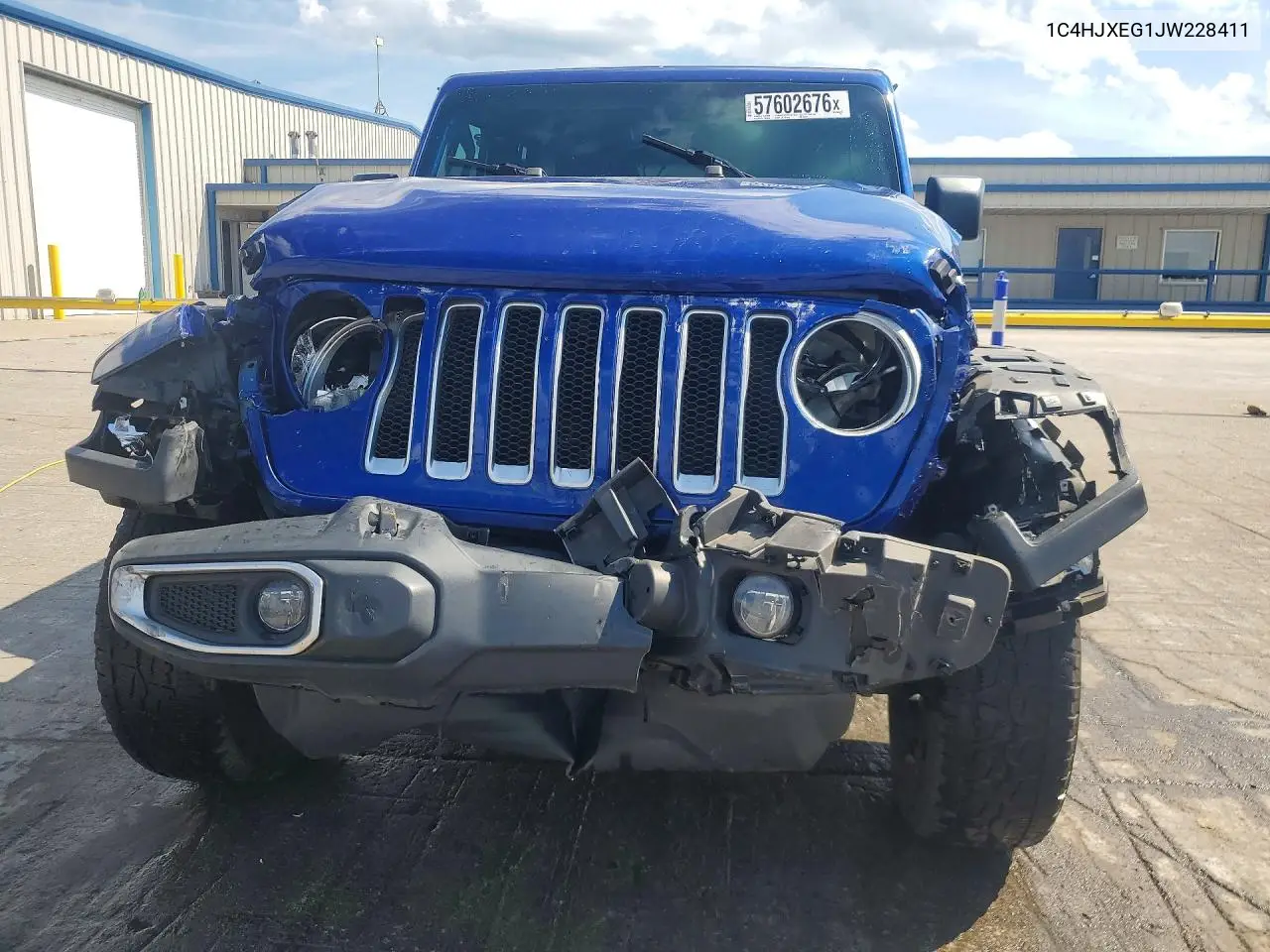 2018 Jeep Wrangler Unlimited Sahara VIN: 1C4HJXEG1JW228411 Lot: 57602676