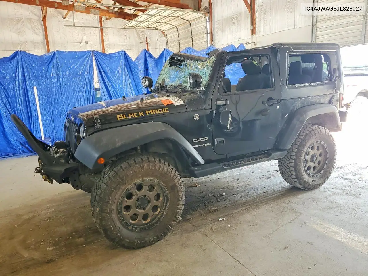 2018 Jeep Wrangler Sport VIN: 1C4AJWAG5JL828027 Lot: 57918516