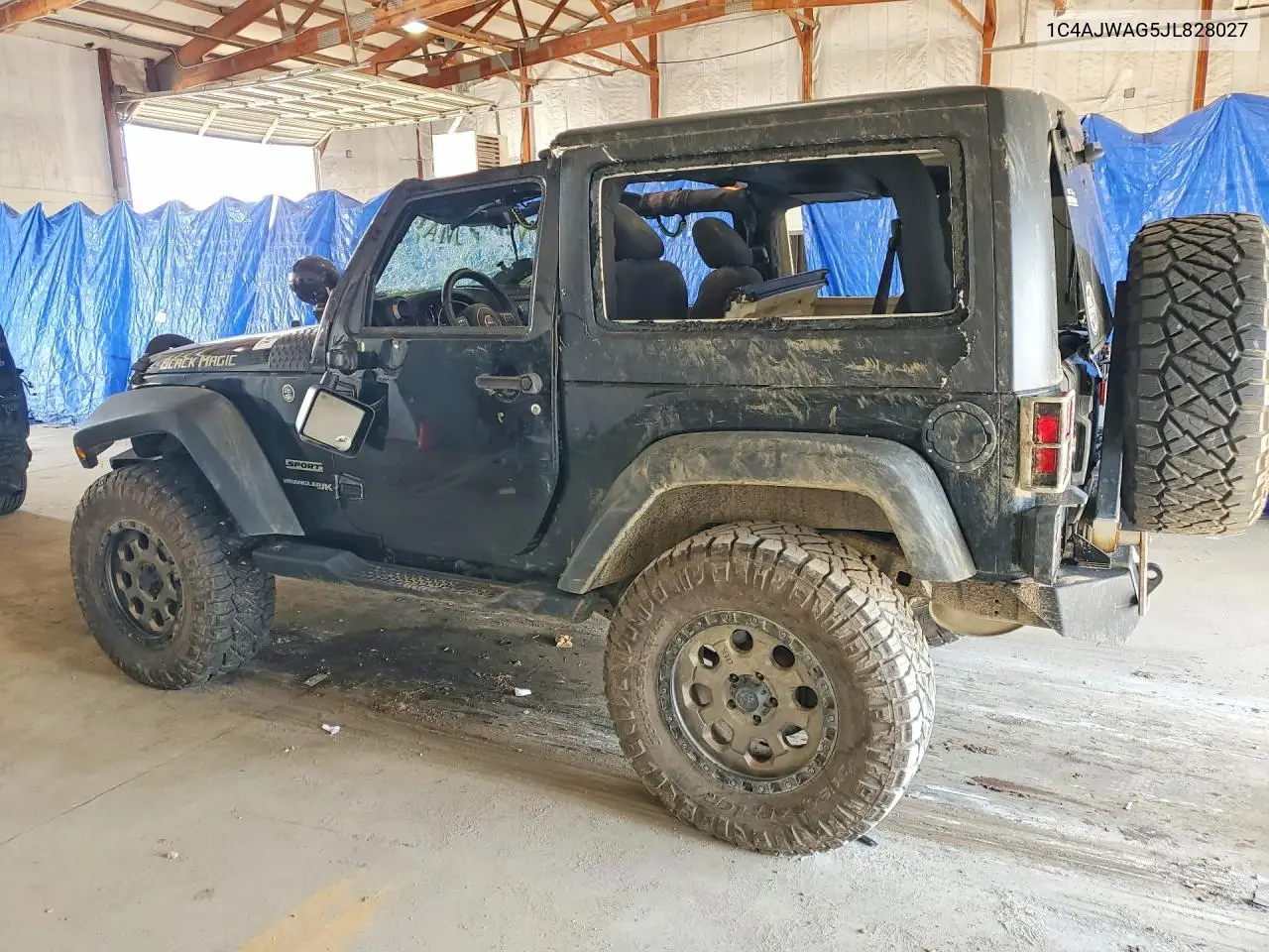 2018 Jeep Wrangler Sport VIN: 1C4AJWAG5JL828027 Lot: 57918516