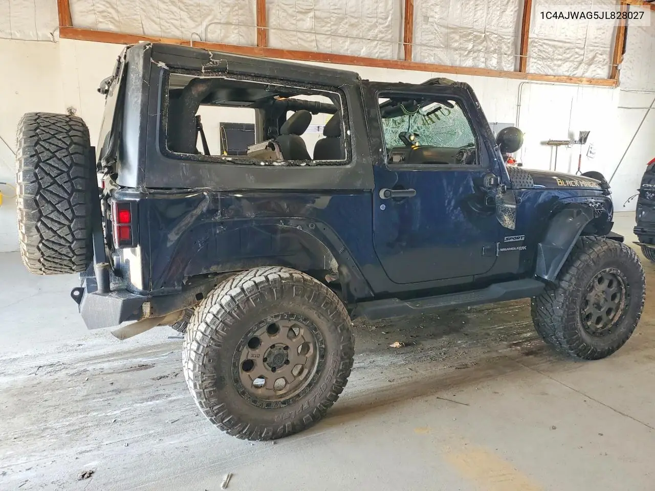 2018 Jeep Wrangler Sport VIN: 1C4AJWAG5JL828027 Lot: 57918516