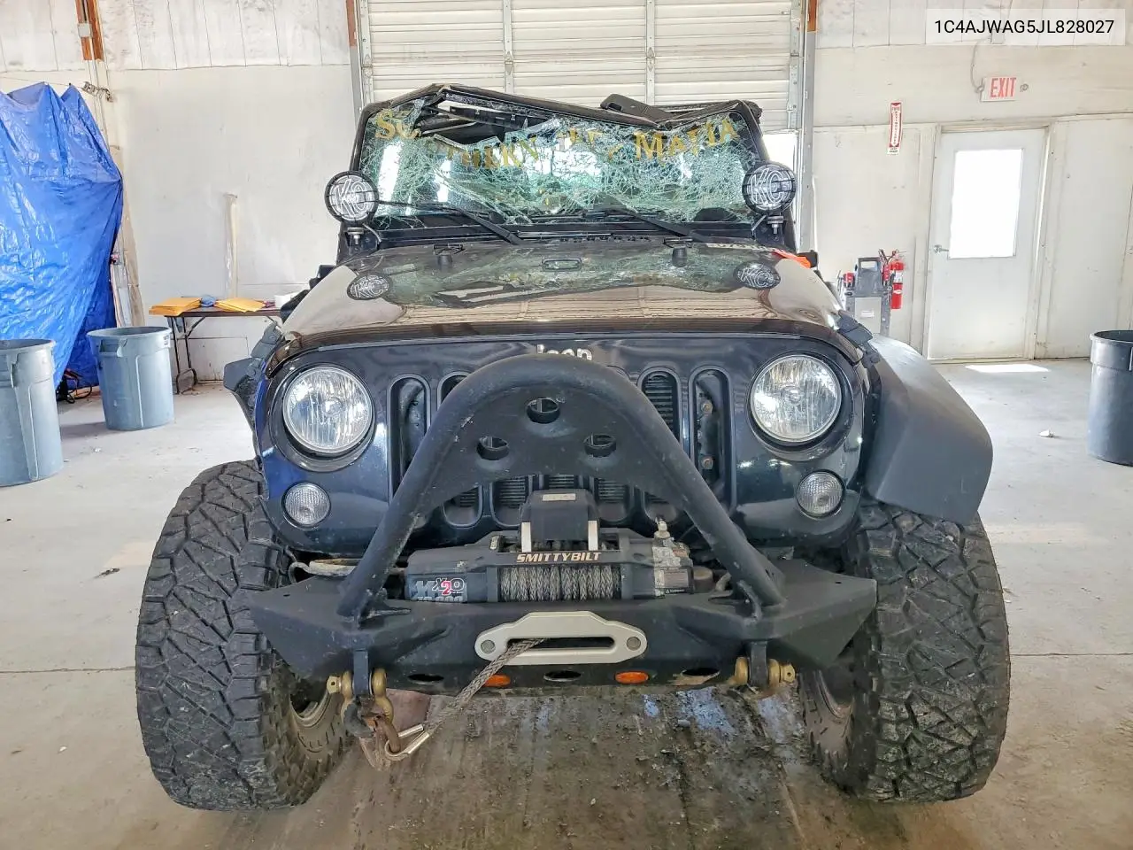 2018 Jeep Wrangler Sport VIN: 1C4AJWAG5JL828027 Lot: 57918516