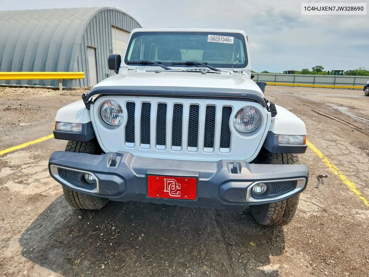 2018 Jeep Wrangler Unlimited Sahara VIN: 1C4HJXEN7JW328690 Lot: 58297546