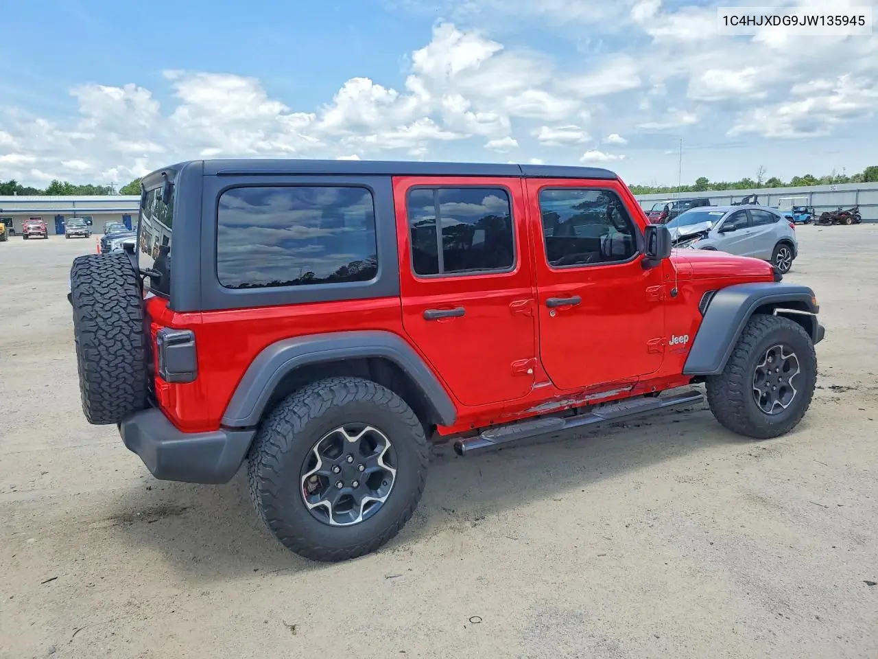 2018 Jeep Wrangler Unlimited Sport VIN: 1C4HJXDG9JW135945 Lot: 58911196