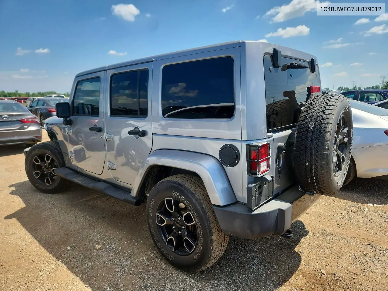 2018 Jeep Wrangler Unlimited Sahara VIN: 1C4BJWEG7JL879012 Lot: 59788706