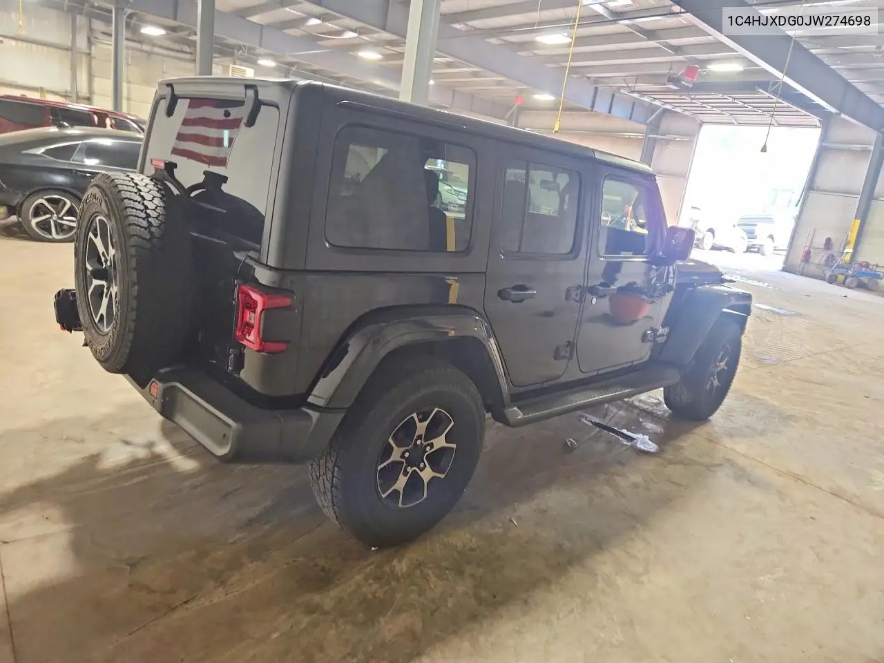 2018 Jeep Wrangler Unlimited Sport VIN: 1C4HJXDG0JW274698 Lot: 60464016