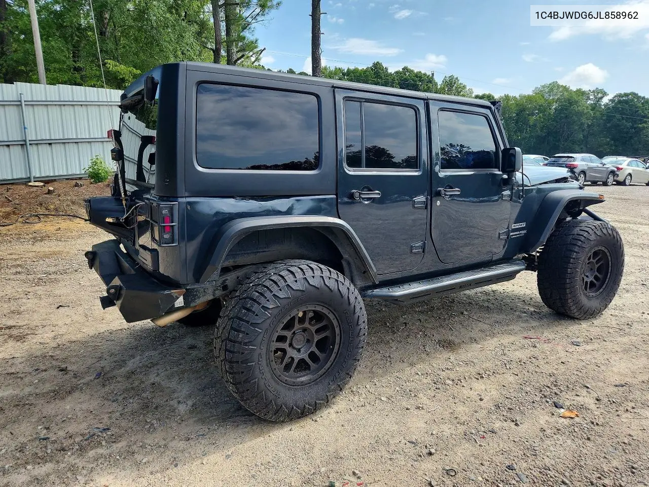 2018 Jeep Wrangler Unlimited Sport VIN: 1C4BJWDG6JL858962 Lot: 61116556