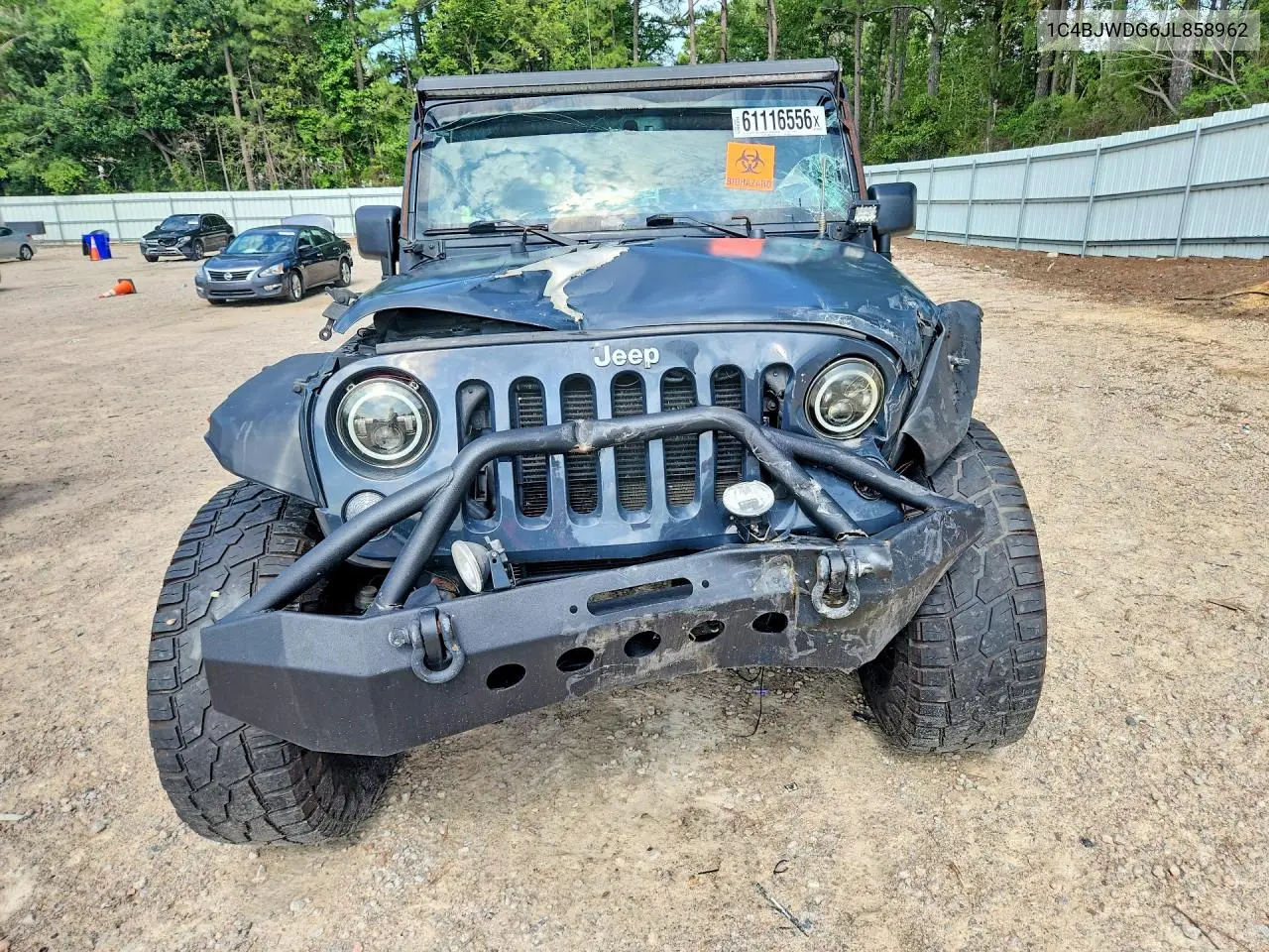2018 Jeep Wrangler Unlimited Sport VIN: 1C4BJWDG6JL858962 Lot: 61116556